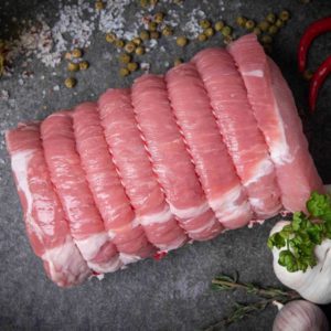 Ribeye rollade gekruid varkensvlees