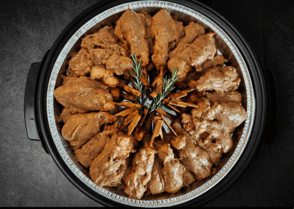NIEUW! Kipsaté pan saté saus