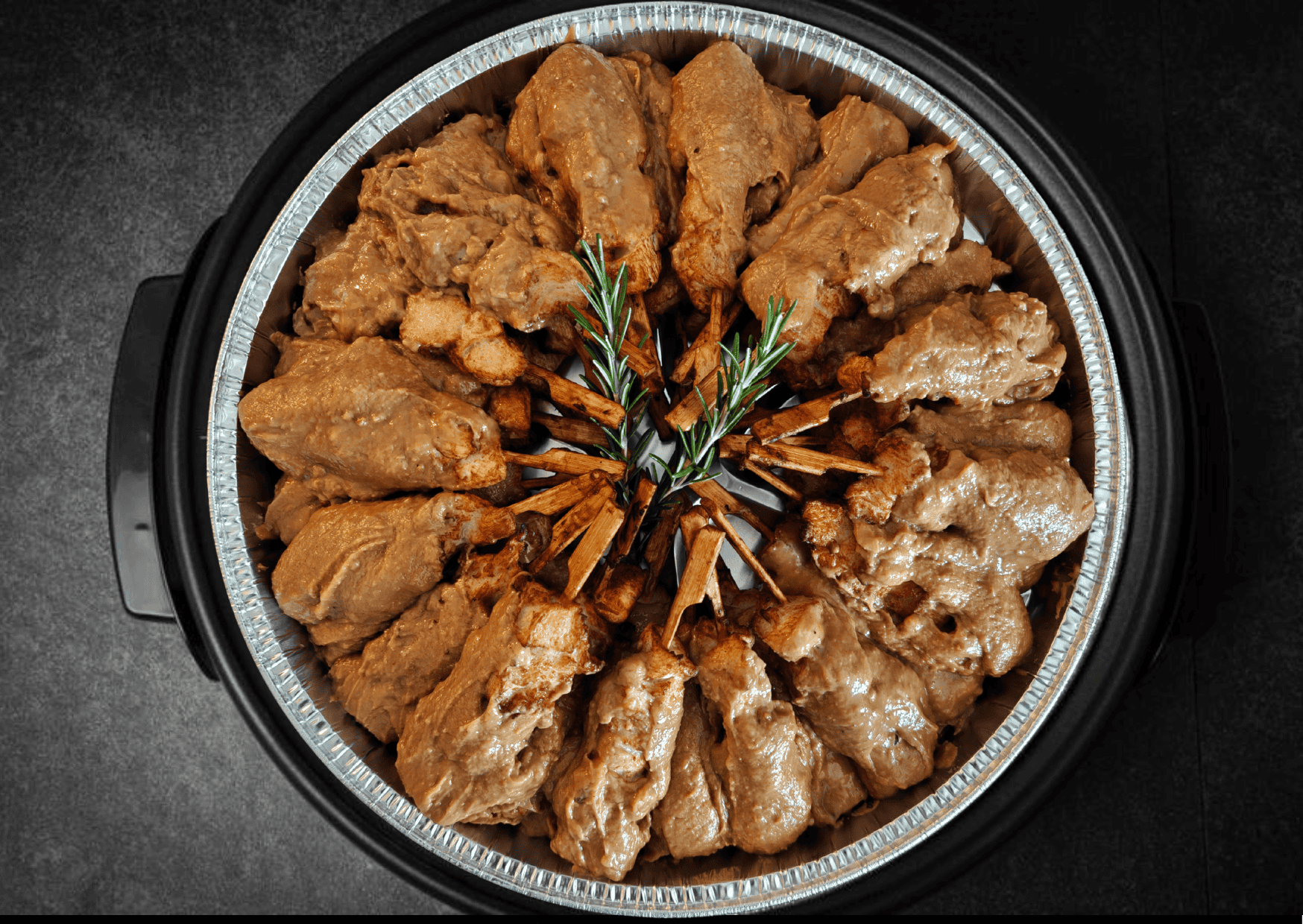 NIEUW! Kipsaté pan saté saus